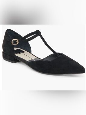 Dolce Vita Peaty T-Strap Pointed Toe Flats - Size 7 - NWOB